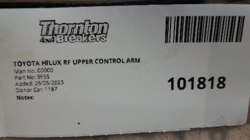 TOYOTA HILUX RF UPPER CONTROL ARM
