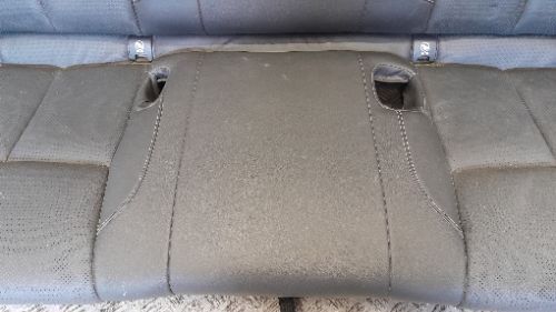 NISSAN NAVARA REAR SEAT BENCH SECOND ROW BLACK LEATHER DOUBLE CAB 2015-2022