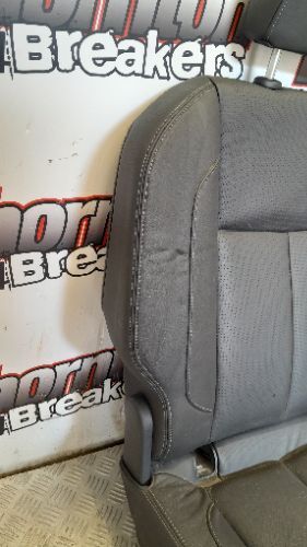 NISSAN NAVARA REAR SEAT BENCH SECOND ROW BLACK LEATHER DOUBLE CAB 2015-2022
