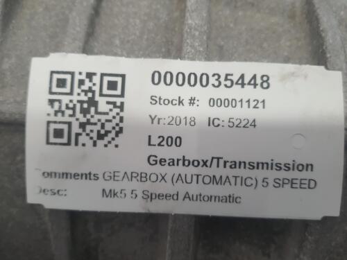 MITSUBISHI L200 SERIES 5 5 SPEED AUTOMATIC GEARBOX & TRANSFER-BOX 15-19